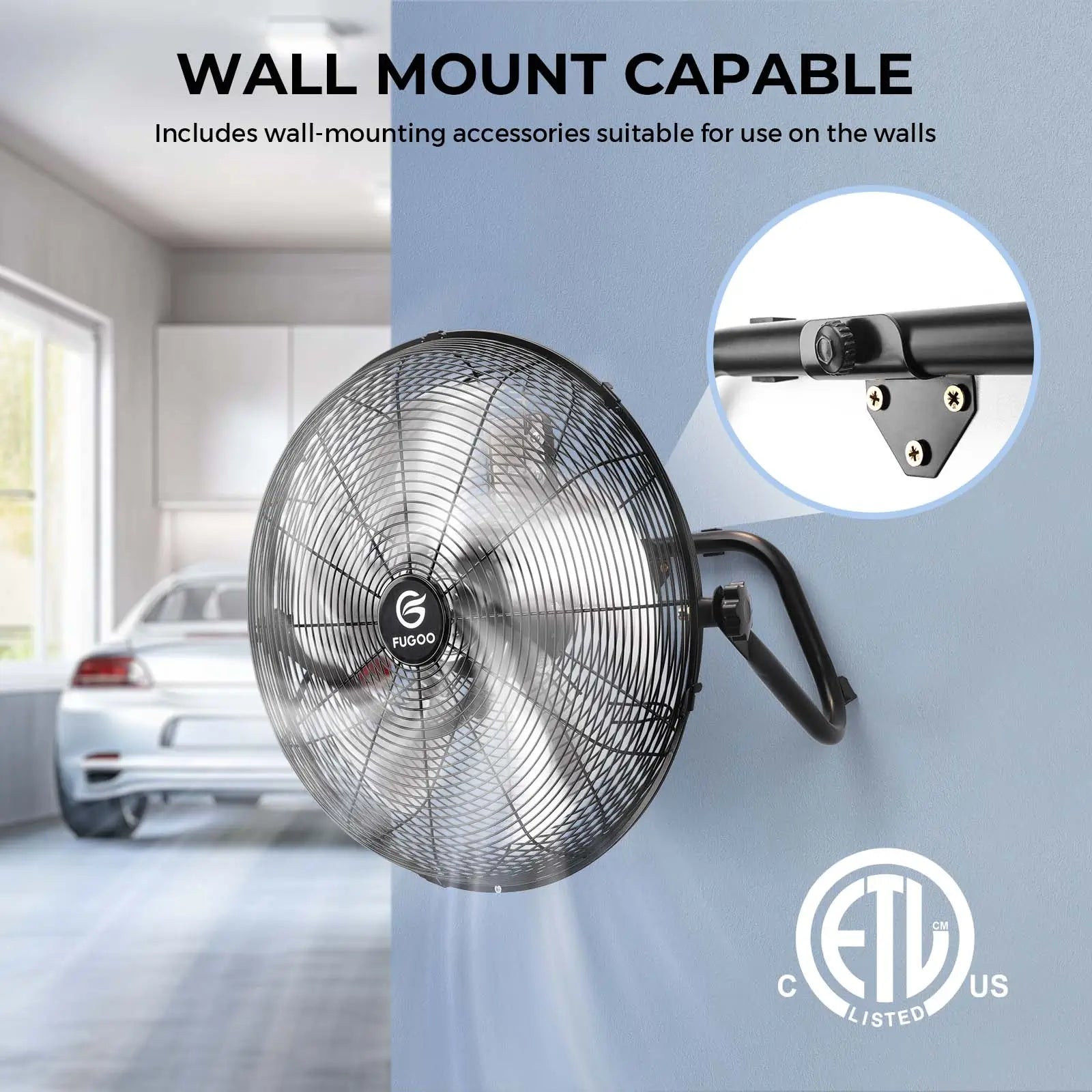 18" High Velocity Floor Fan with Remote
