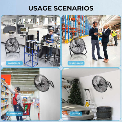 18" High Velocity Floor Fan with Remote