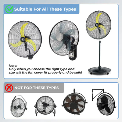 Heavy Duty Waterproof Outdoor Fan Cover