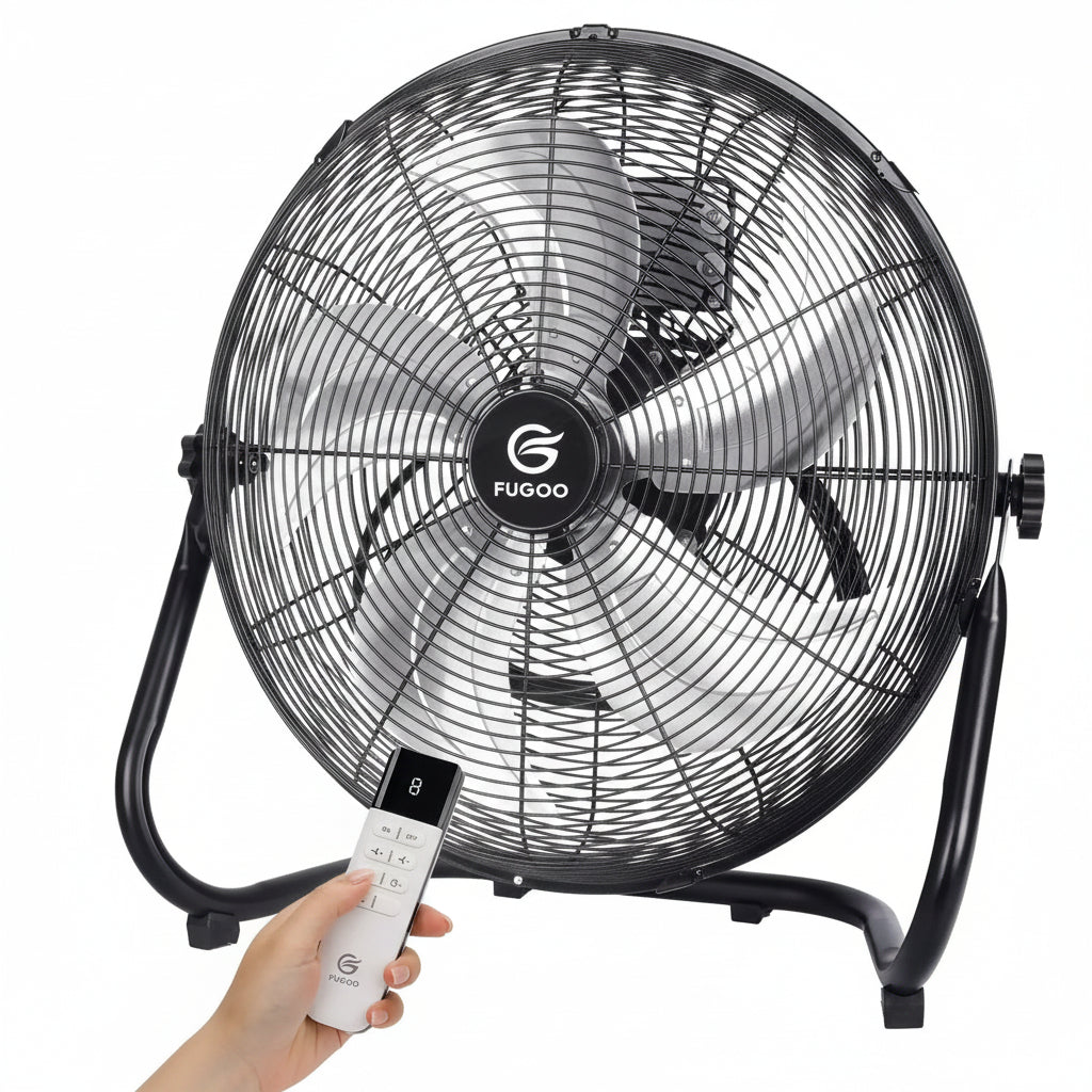 18" High Velocity Floor Fan with Remote